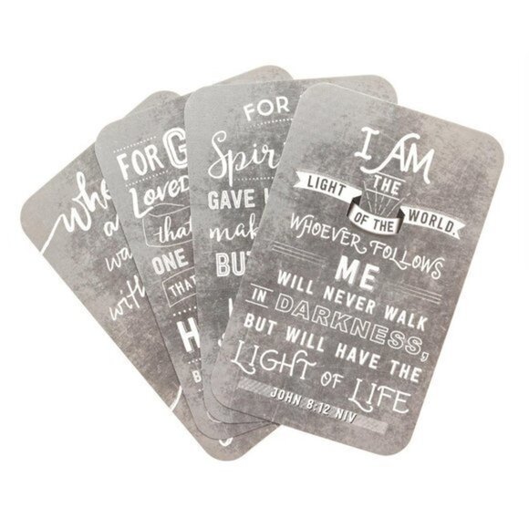 JennyM Grateful Verses of Gratitude & Joy Bible Verses Inspirational Prayer Card - Picture 2 of 7